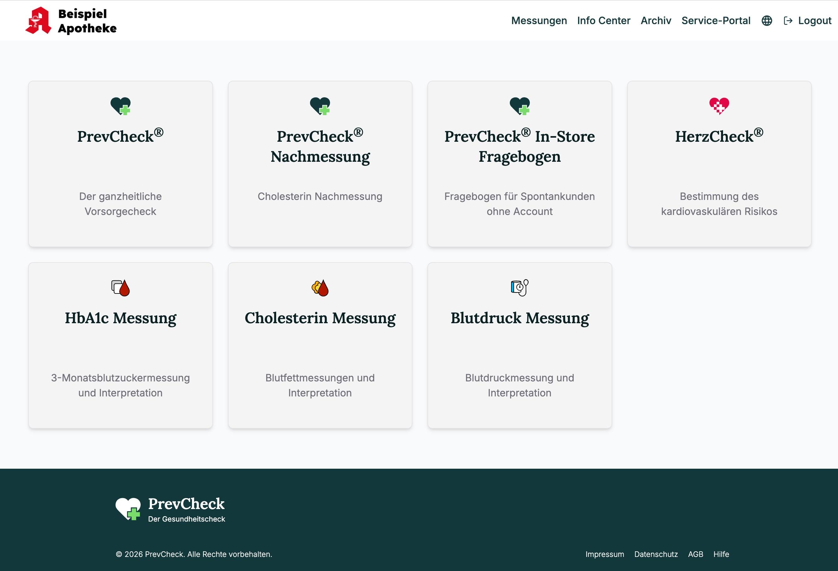 Pharmacy Portal Screenshot