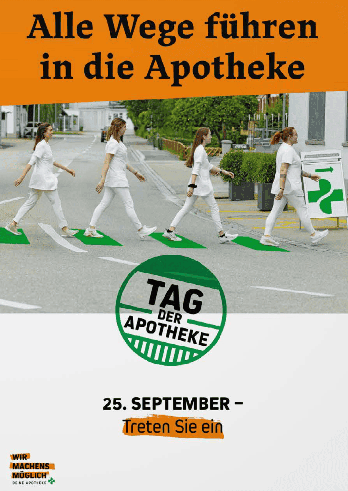 Tag der Apotheke Kampagne. Bildernachweis dieses und Vorschaubild: pharmaSuisse